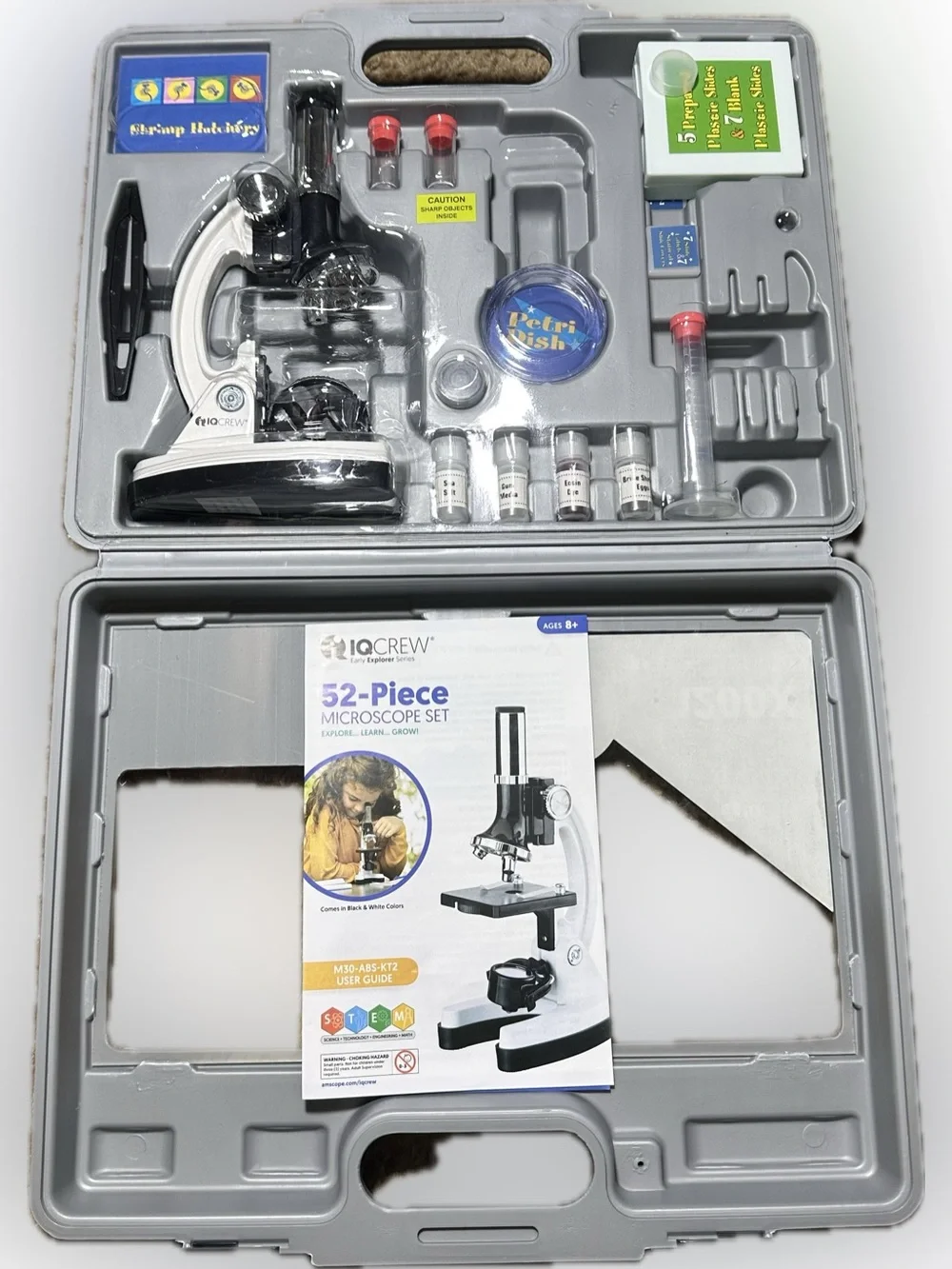 IQ Crew 52-Piece Microscope Set
